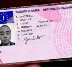 Apply for Italian driver’s license