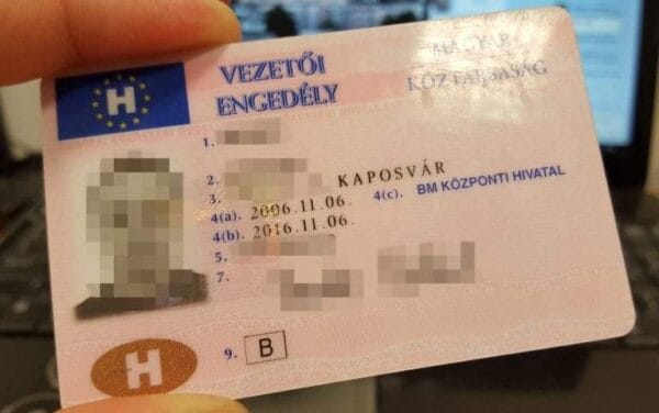 Purchase Hungarian driver’s license in 3 days