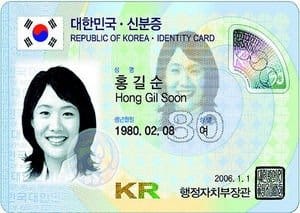 Buy South Korean ID Cards