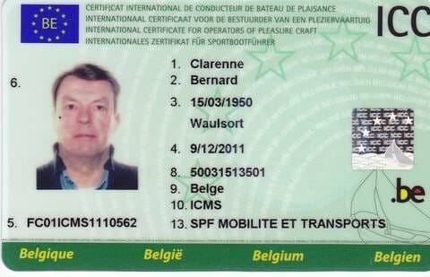 Belgian Boat License